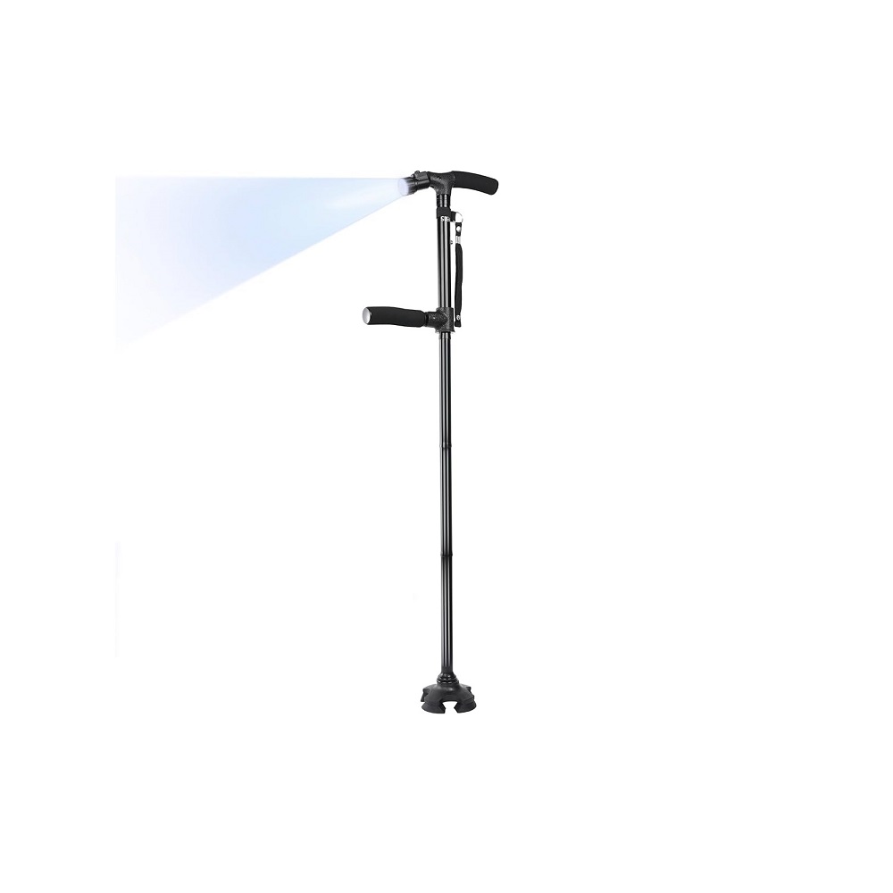 Walking Stick - Adjustable Height Floor Standing with Light